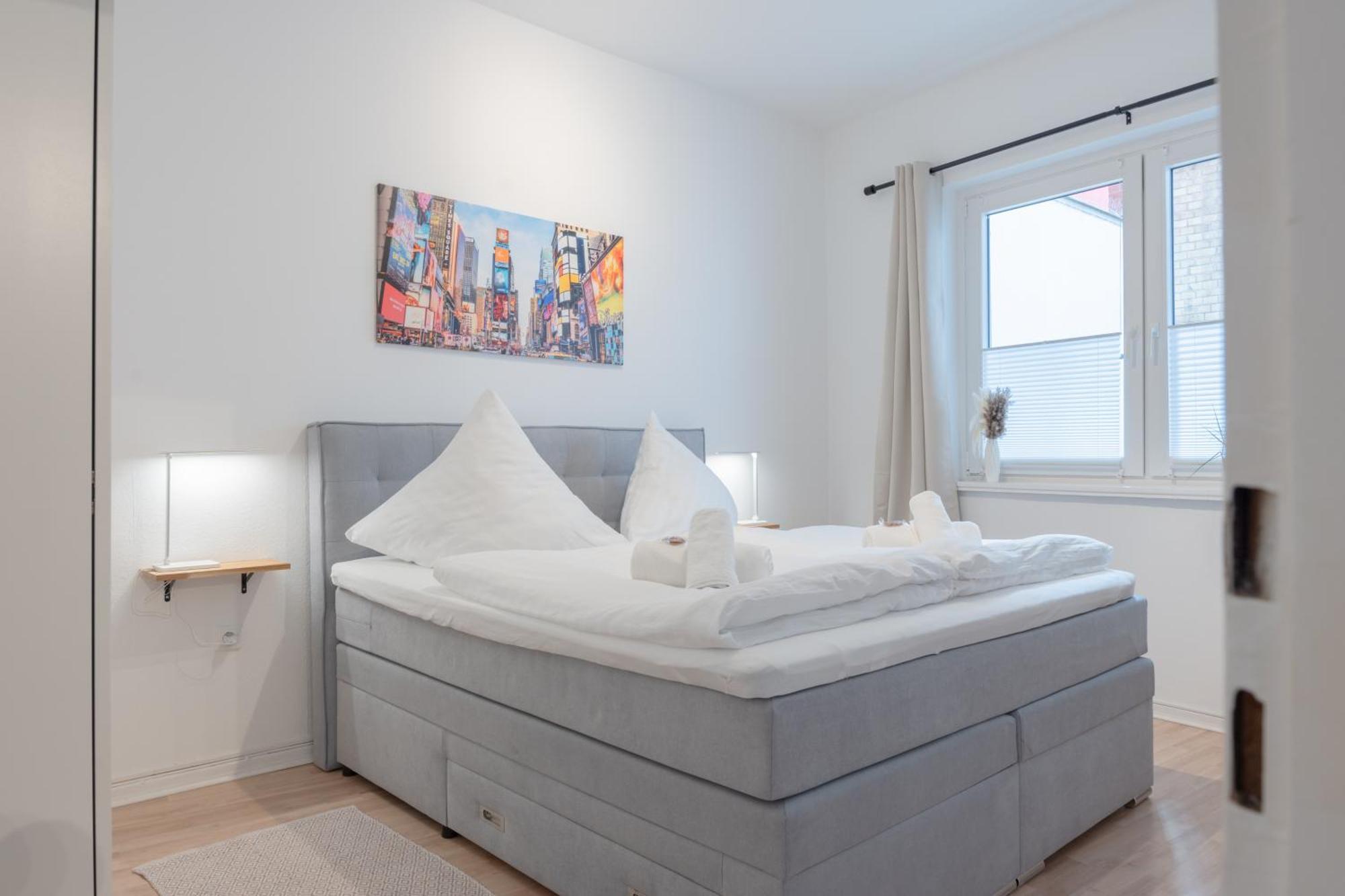 Modernes Apartment 4 Personen Zentral 56Qm Wlan Gehobene Ausstattung Hanóver Exterior foto